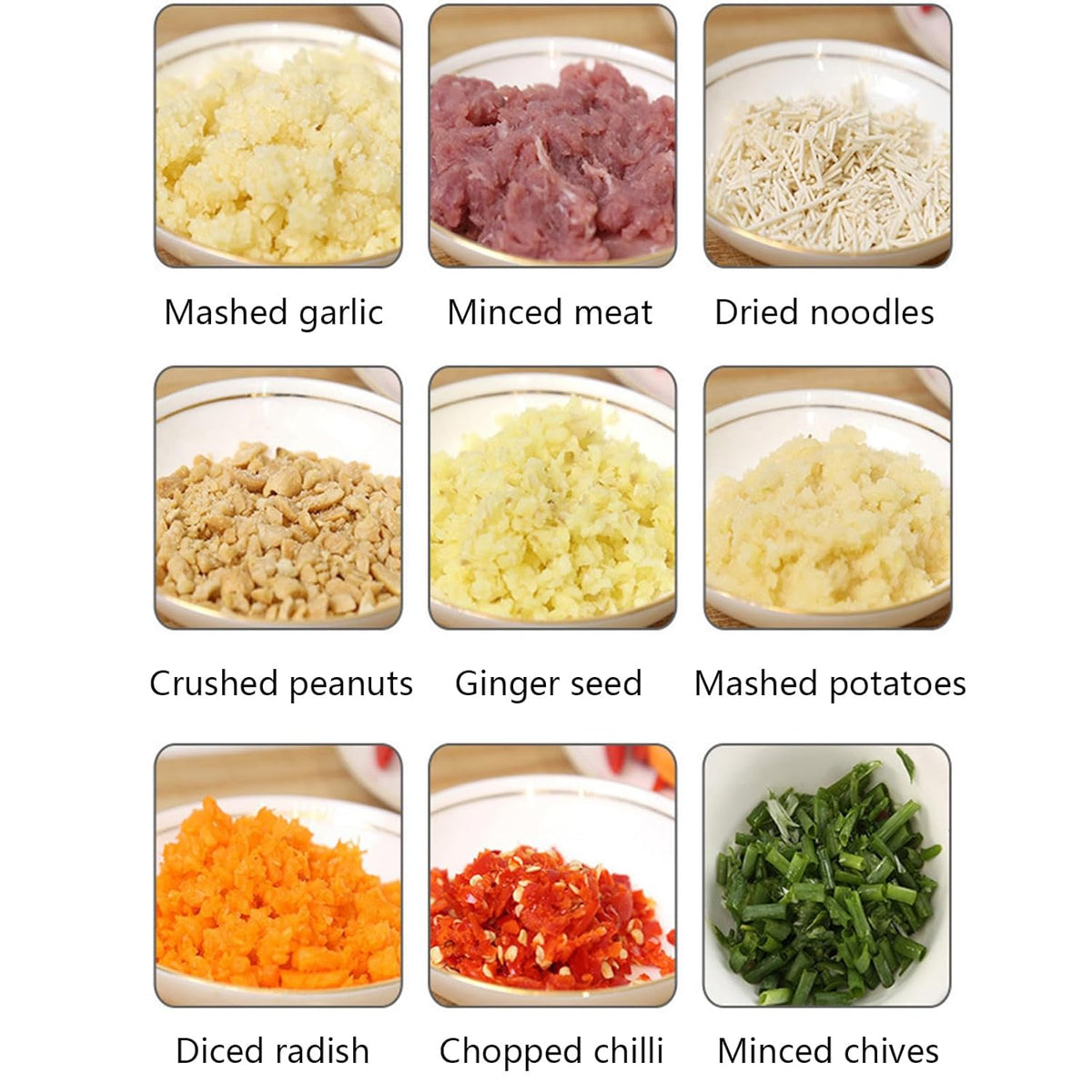 4 in 1 electric vegetable cutter