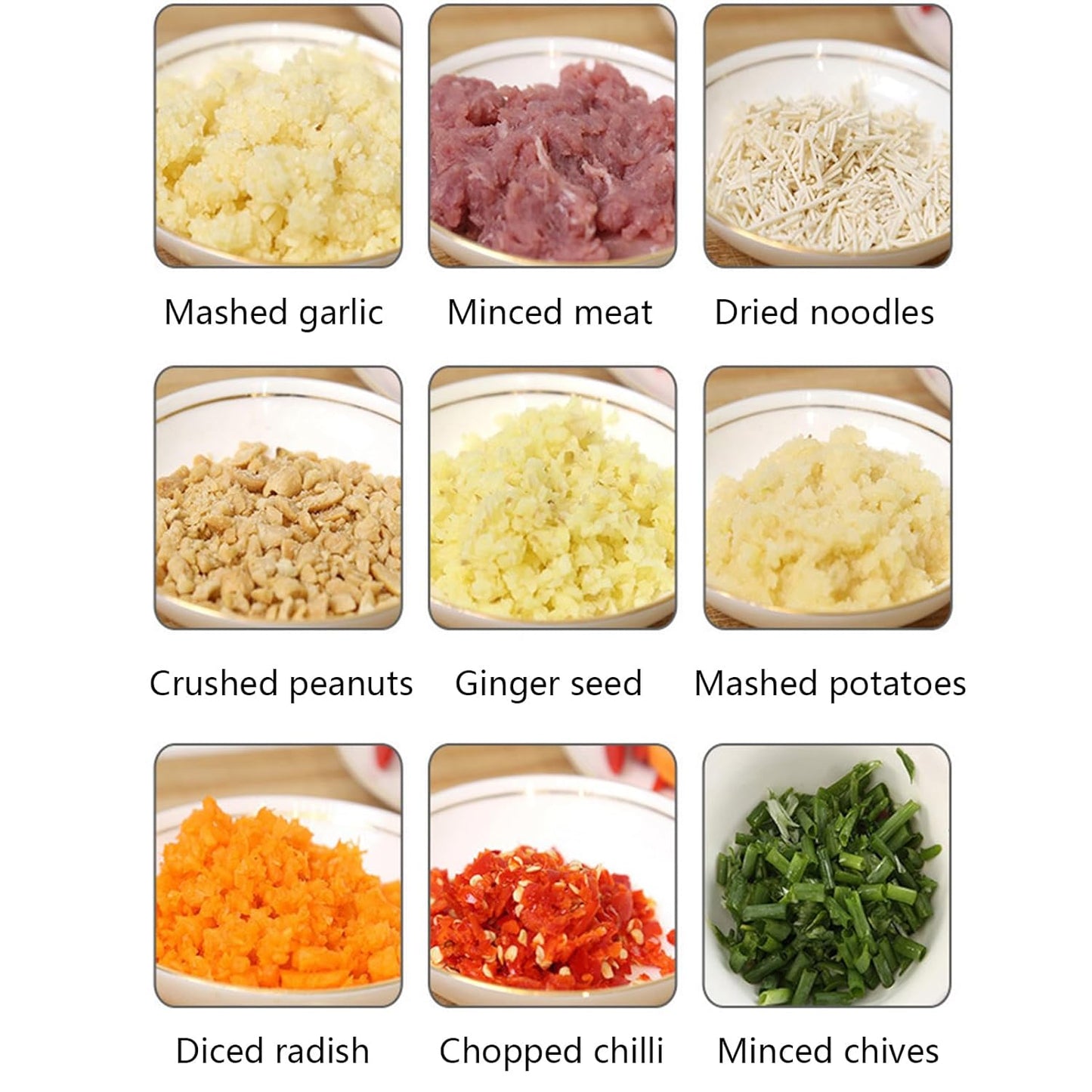 4 in 1 electric vegetable cutter