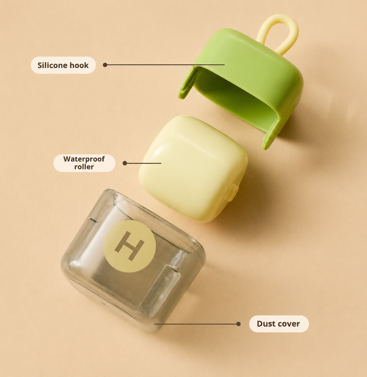 Mini lint roller for clothes