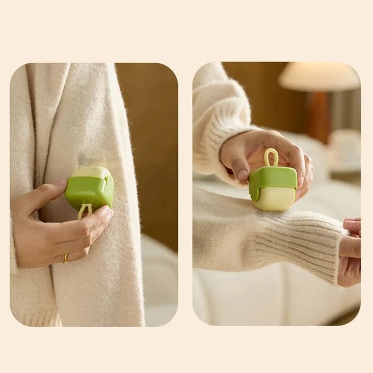 Mini lint roller for clothes